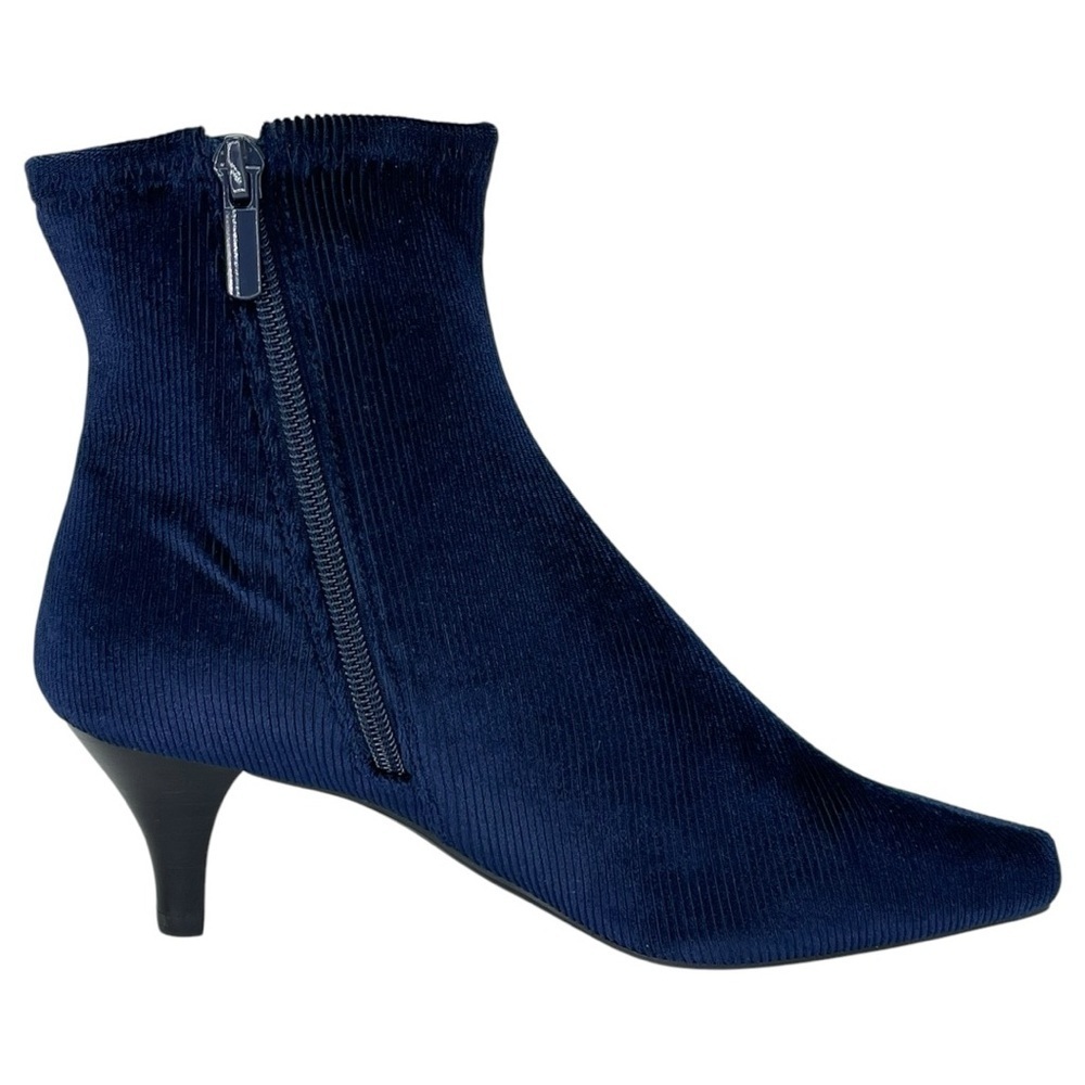 Impo Naja Midnight Blue Corduroy Womens Ankle Boots Size 6M - Picture 5 of 10